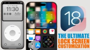 A detailed guide to customizing your iPhone lock screen with iOS 18 features.