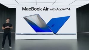 M4 MacBook Air showcasing improved performance with the new M4 chipset