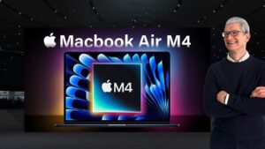 MacBook Air M4 showcasing its sleek design and upgraded performance