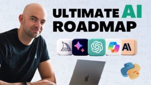 Roadmap to mastering AI skills and tools in 2025.