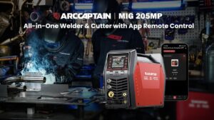 ARCCAPTAIN MIG 205MP welding machine with multi-process capabilities