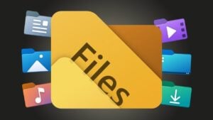 A sleek and modern file manager interface from the Files App.