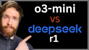 Comparison of O3-mini and DeepSeek R1 AI models for performance and efficiency