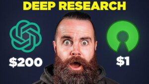 Comparison of OpenAI Deep Research and open-source AI tools for research tasks.
