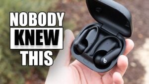 Close-up of PowerBeats Pro 2 earbuds showcasing their secure and comfortable fit