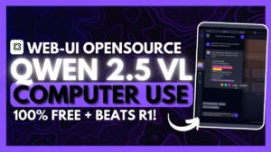 Qwen 2.5 VL vision model showcasing advanced automation features