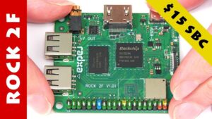 Rock 2F SBC showcasing Wi-Fi 6 and PCIe connectivity features