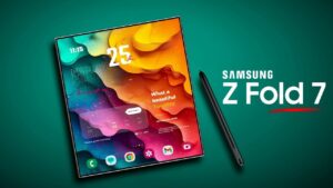 Slimmer and wider design of the Samsung Galaxy Z Fold 7