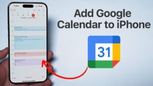 Step-by-step guide to syncing Google Calendar with iPhone