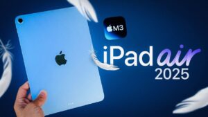 2025 iPad Air showcasing M3 chip performance and multitasking capabilities
