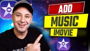 Adding background music to videos using iMovie’s audio tools