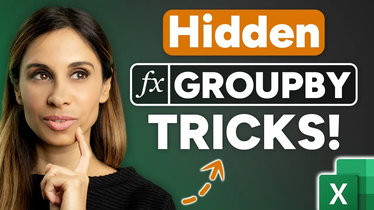 Advanced GROUPBY techniques for creating efficient Excel reports