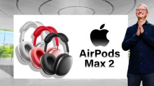 AirPods Max 2 concept design showcasing potential new features