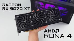 AMD Radeon RX 970 XT GPU showcasing advanced RDNA 4 architecture