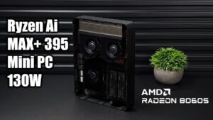 AMD Ryzen Ai Max Plus 395 Mini PC showcasing compact performance and design