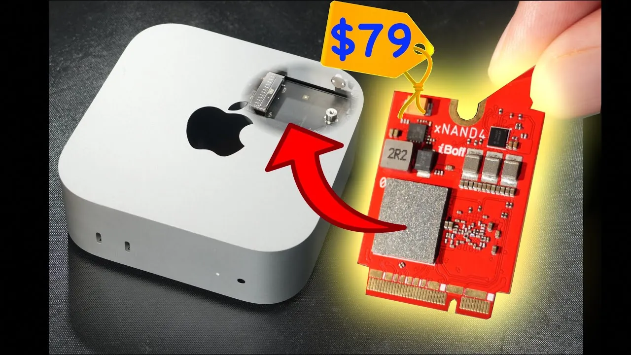 Step-by-step installation of SSD in Apple M4 Mac Mini