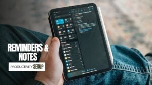 Apple Reminders app interface for task management