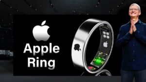 Concept design of the rumored Apple smart ring with sleek aesthetics