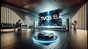 Apple tvOS 18.4 update showcasing new features and performance upgrades
