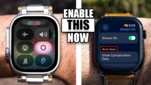 Apple Watch settings to improve battery life and performance.