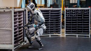 Atlas humanoid robot demonstrating advanced agility and precision