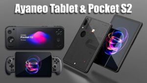AYANEO Pocket S2 handheld gaming device with Snapdragon G3 Gen 3 processor