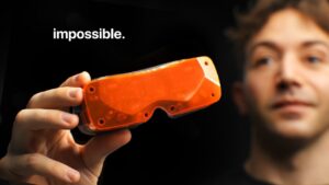 Bigscreen Beyond 2 VR headset showcasing its ultra-lightweight design for extended comfort