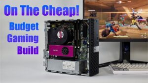Budget gaming PC build using a refurbished Dell OptiPlex 7060 for under $300.