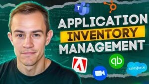 Centralized application inventory for improved security and efficiency