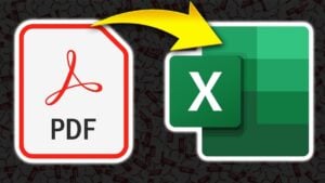 Step-by-step guide on how to convert PDF to Excel spreadsheets