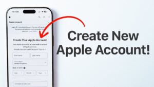 Step-by-step guide to creating a new Apple ID for seamless access to Apple services.