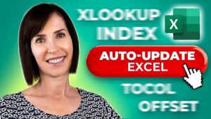 Dynamic Excel reports and dashboards created using advanced functions