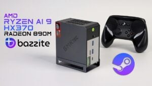 EVO X1 mini PC showcasing high-performance gaming capabilities.