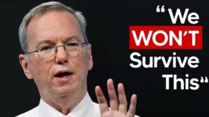 Ex-Google CEO warns about the risks of AI conflict and superintelligence.