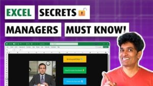 Excel tips for effective data management and analysis for managers