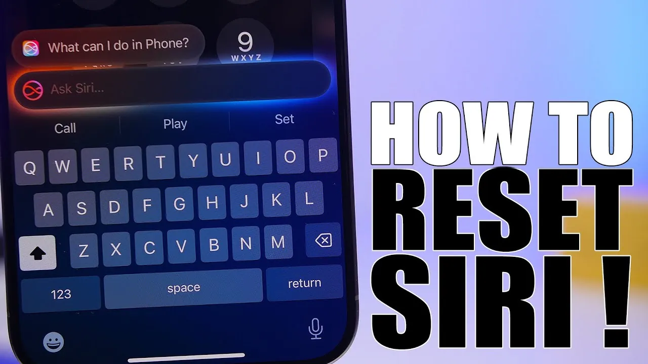 Reset Siri 