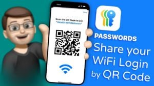 Step-by-step guide to generating a Wi-Fi QR code on iPhone
