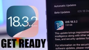 iOS 18.3.2 update focusing on bug fixes and performance improvements