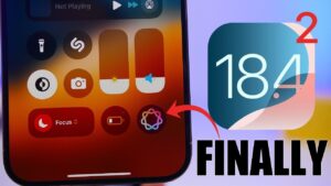 Updated Control Center features in iOS 18.4 Beta 2 for easier access