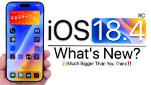 Overview of new features in iOS 18.4 RC update for Apple devices