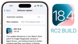iOS 18.4 RC 2 update details with new features and fixes