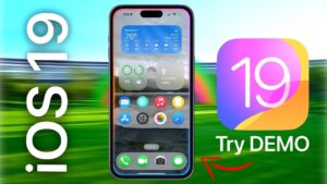 Preview of the iOS 19 concept demo showcasing VisionOS-inspired design.