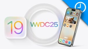 iOS 19 redesign showcasing VisionOS-inspired translucent interface