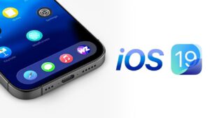 iOS 19 redesign showcasing transparency and 3D effects on the home screen