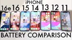 iPhone 16e with the best battery life in comparison tests