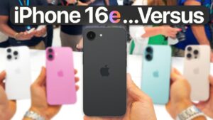 iPhone 16e budget smartphone with aluminum frame and single-lens camera