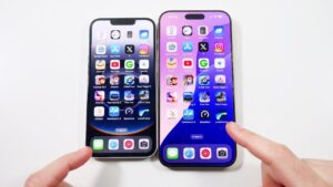 Side-by-side comparison of iPhone 16e and iPhone 16 Pro Max features