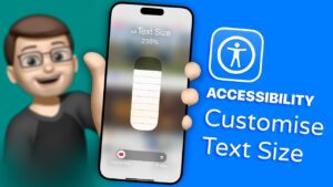 iPhone text size adjustment guide for better readability