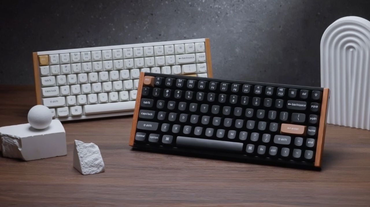 Keychron K2 HE wireless mechanical keyboard with UK-ISO layout