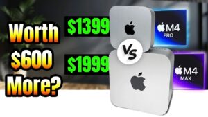 M4 Max Mac Studio vs. M4 Pro Mac Mini performance comparison image